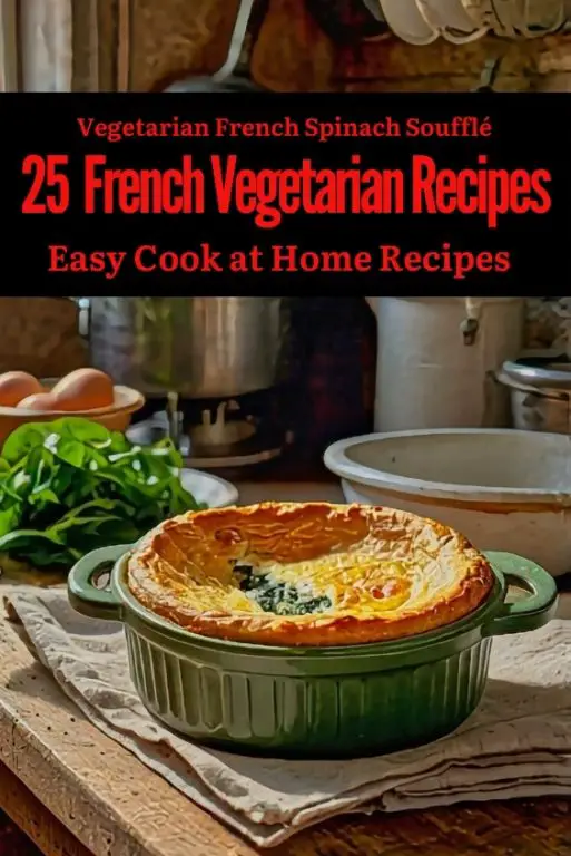 Vegetarian French Spinach Soufflé Recipe