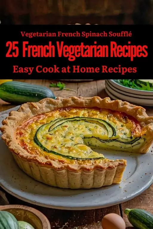 Vegetarian French Cheese Zucchini Quiche Recipe