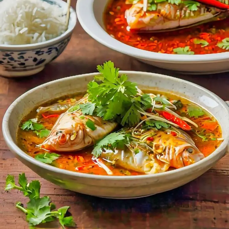 Cambodian Chamhoi Spicy Steamed Fish Recipe