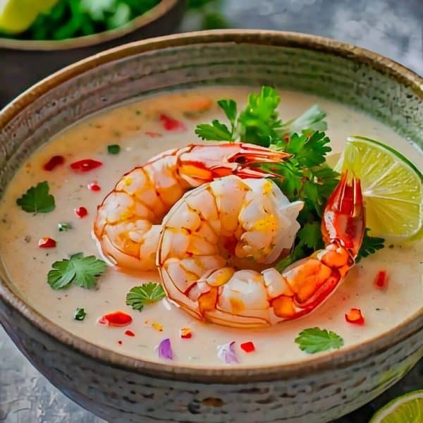 Cambodian Coconut Shrimp Soup