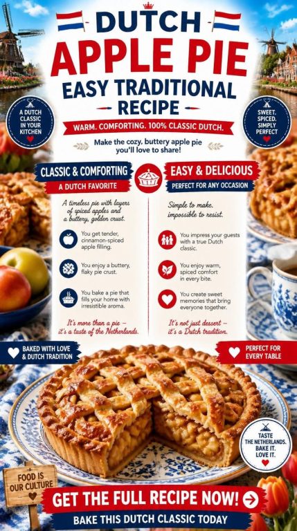 Dutch Apple Pie Easy Traditional Recipe