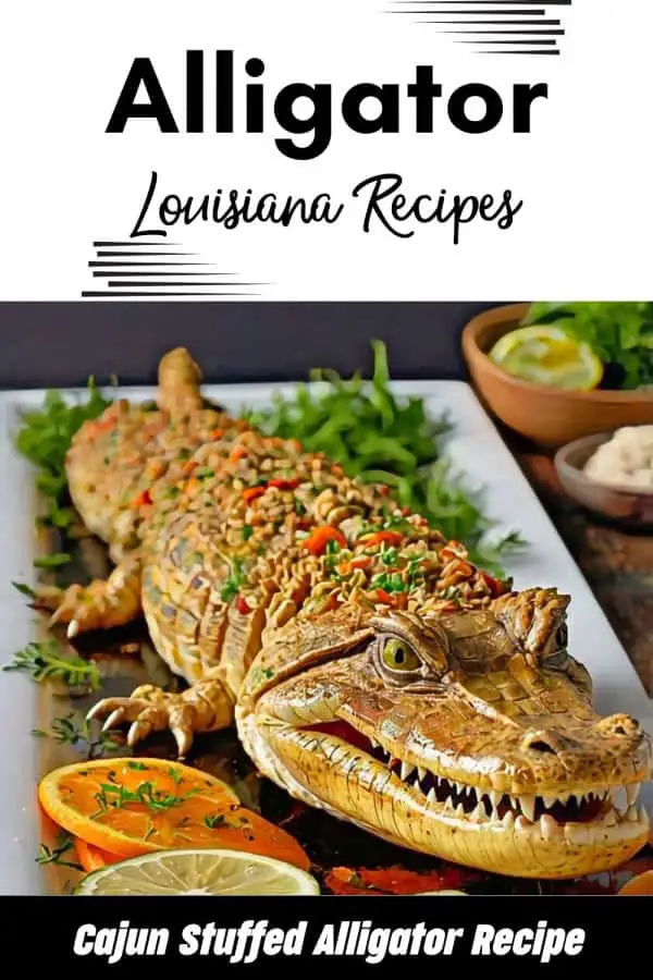 Cajun Stuffed Alligator Recipe