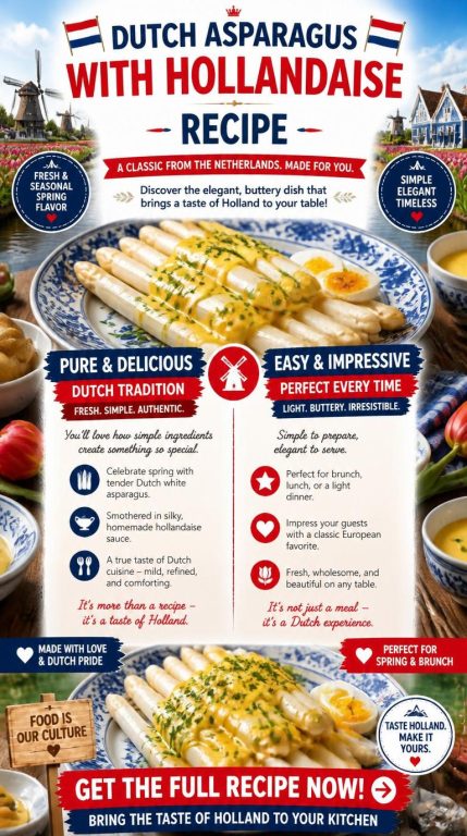Dutch Asparagus with Hollandaise Recipe