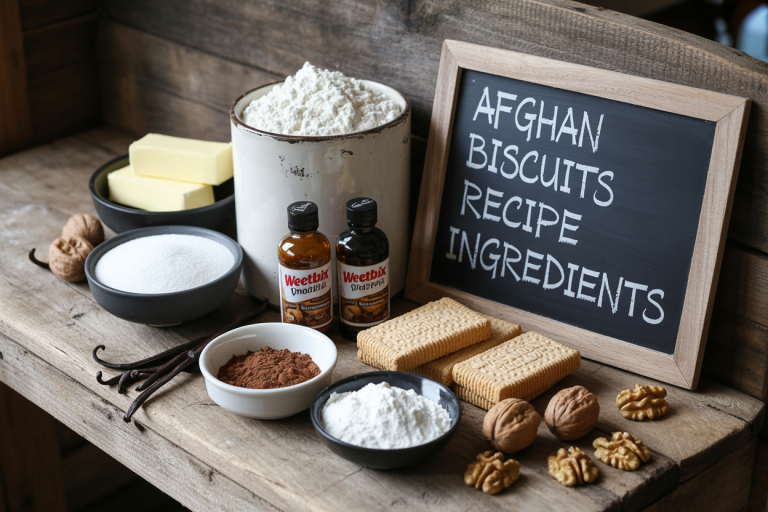 Afghan Biscuits Recipe - Ingredients