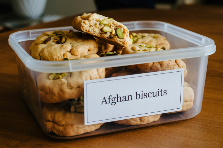 Afghan Biscuits Recipe - Storage