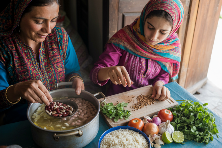 Afghan Lubya Recipe - Prep