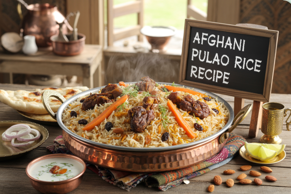 Afghani Pulao Rice Recipe