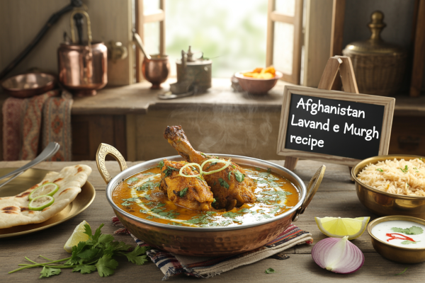 Afghanistan Lavand e Murgh Recipe