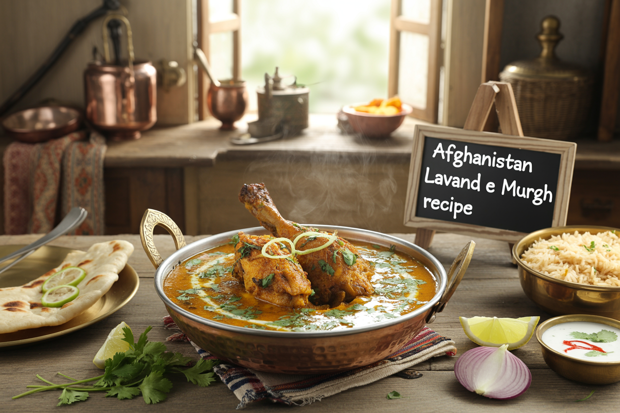 Afghanistan Lavand e Murgh Recipe