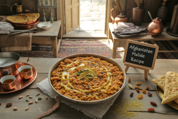 Afghanistan Malida Recipe