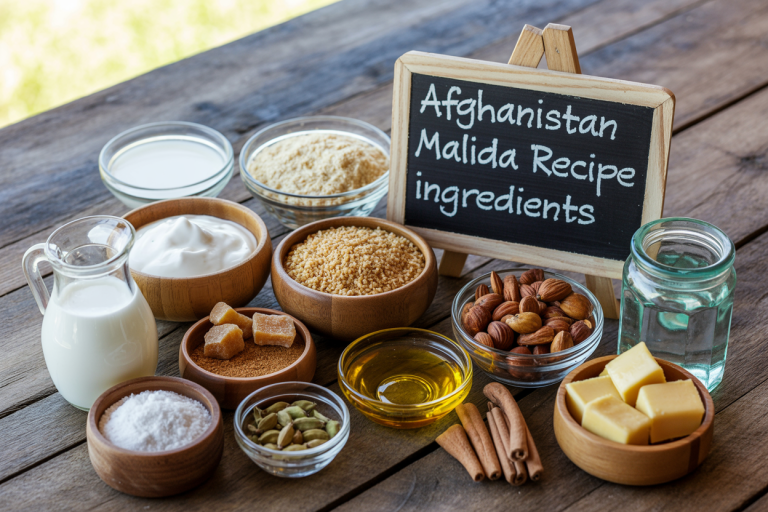 Afghanistan Malida Recipe - Ingredients
