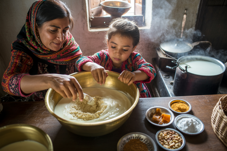 Afghanistan Malida Recipe - Prep