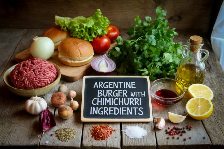 Argentine Burger with Chimichurri Recipe - Ingredients