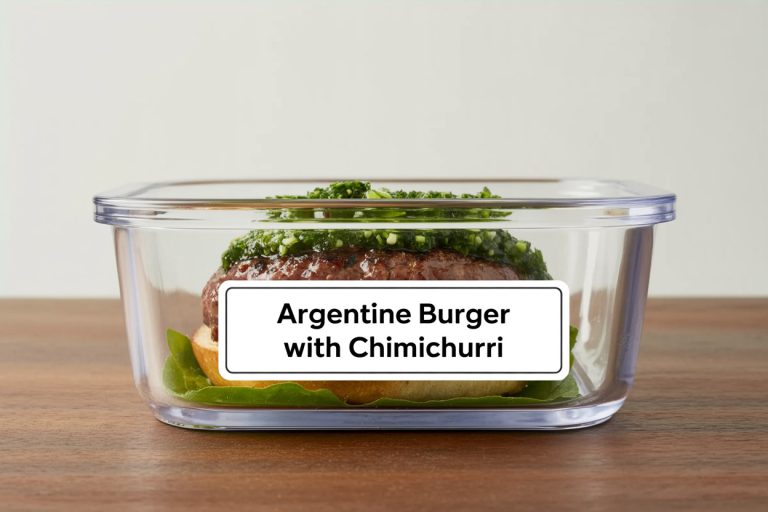 Argentine Burger with Chimichurri Recipe - Storage