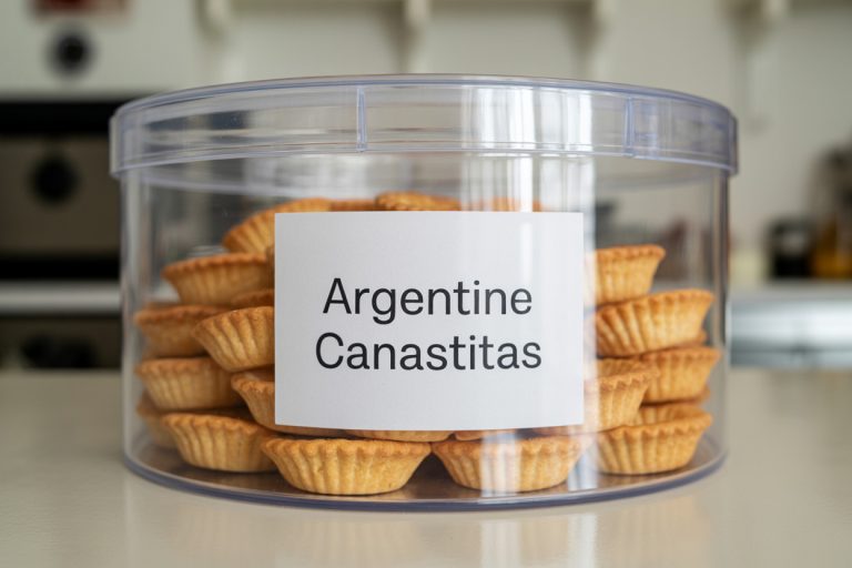 Argentine Canastitas Recipe - Storage