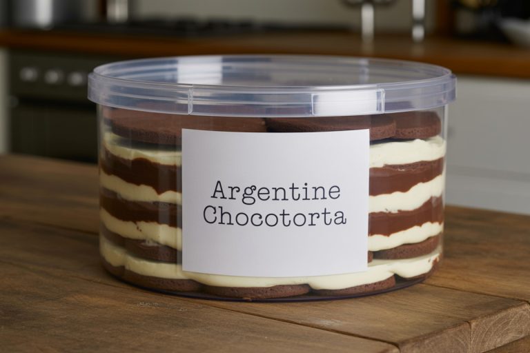 Argentine Chocotorta Recipe - Storage