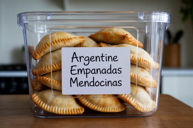 Argentine Empanadas Mendocinas Recipe - Storage