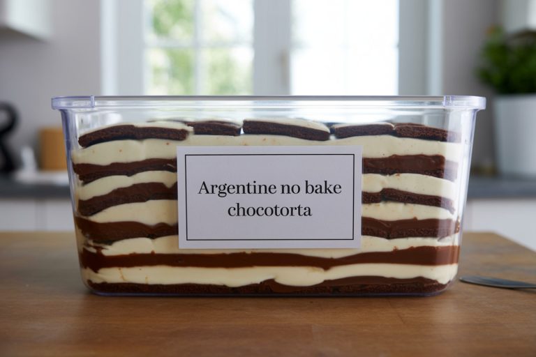 Argentine No Bake Chocotorta Recipe - Storage