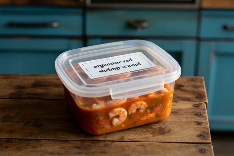 Argentine Red Shrimp Scampi Recipe - Storage