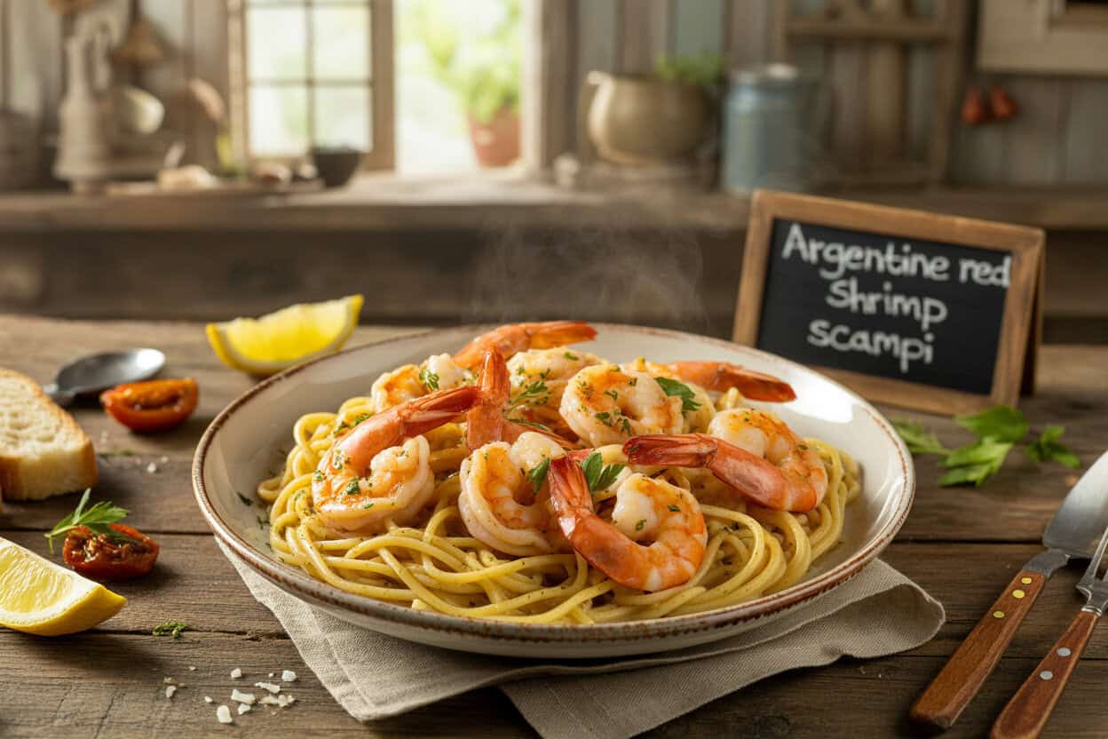 Argentine Red Shrimp Scampi Recipe