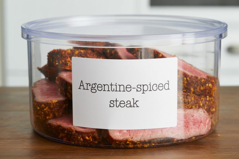 Argentine-Spiced Steak Recipe - Storage