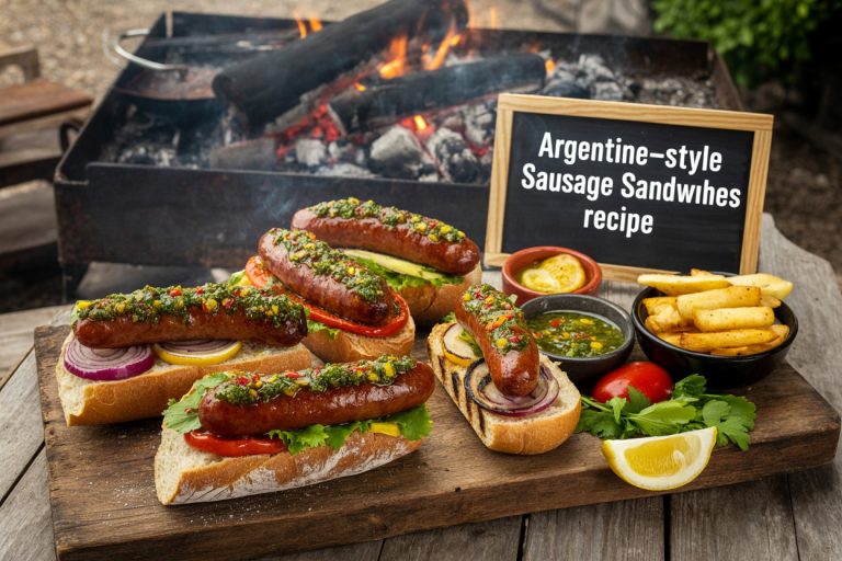Argentine-Style Sausage Sandwiches Recipe