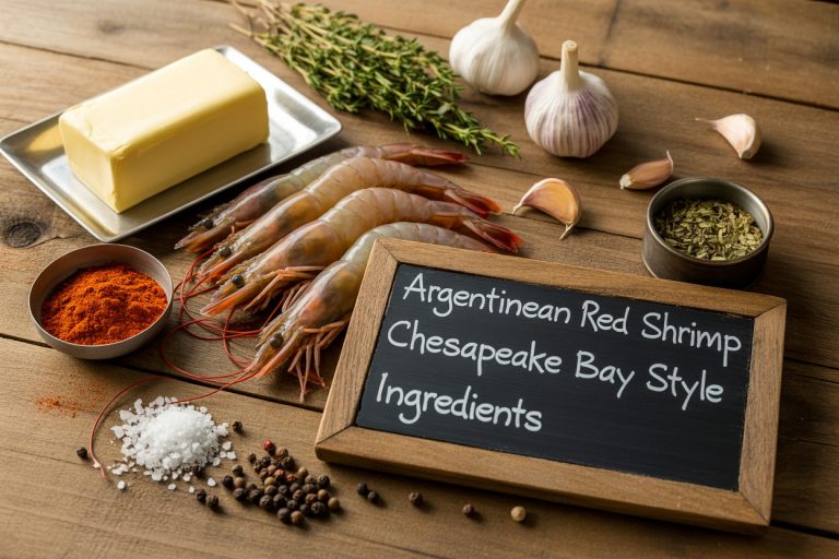 Argentinean Red Shrimp Chesapeake Bay Style Recipe - Ingredients