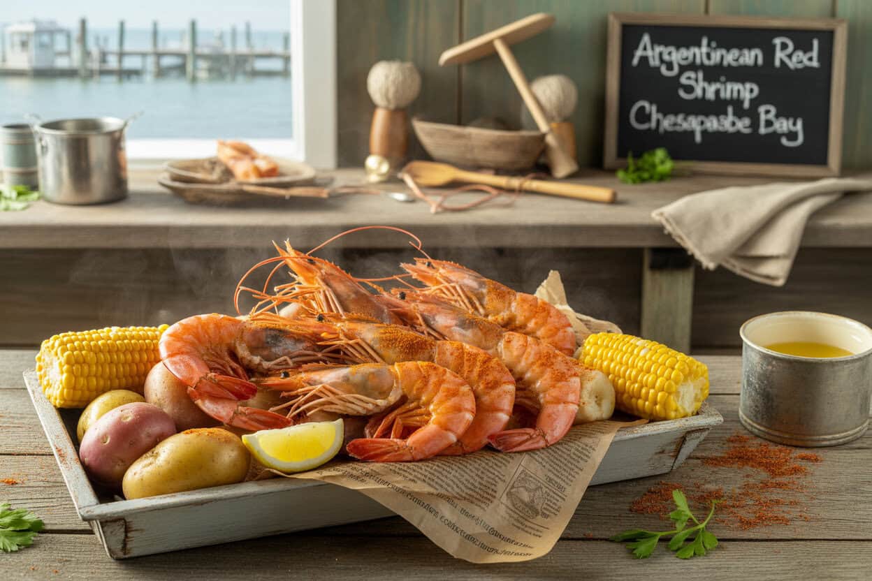 Argentinean Red Shrimp Chesapeake Bay Style Recipe