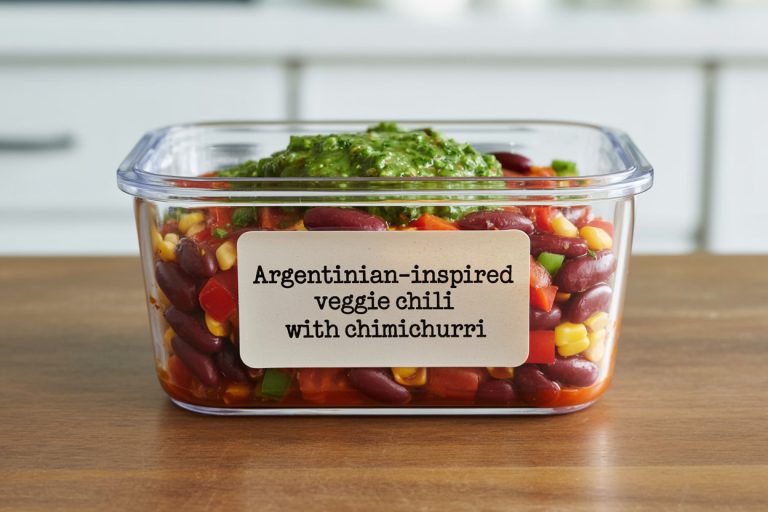 Argentinian-Inspired Veggie Chili With Chimichurri Recipe - Storage