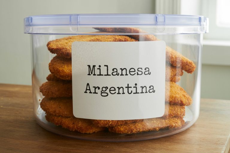Argentinian Milanesa Recipe - Storage