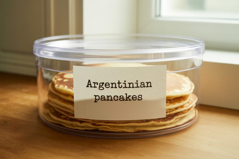 Argentinian Pancakes Recipe - Storage