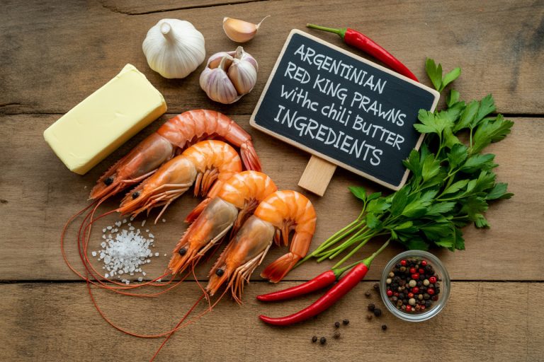 Argentinian Red King Prawns with Garlic Chili Butter Recipe - Ingredients