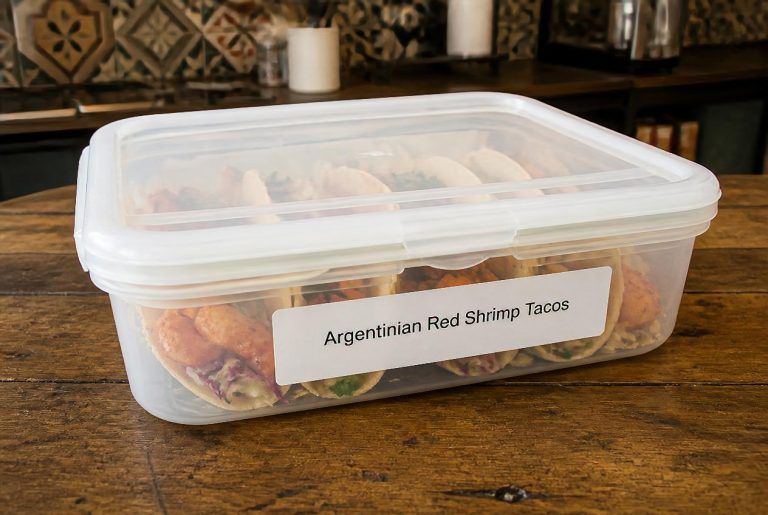 Argentinian Red Shrimp Tacos Recipe - Storage