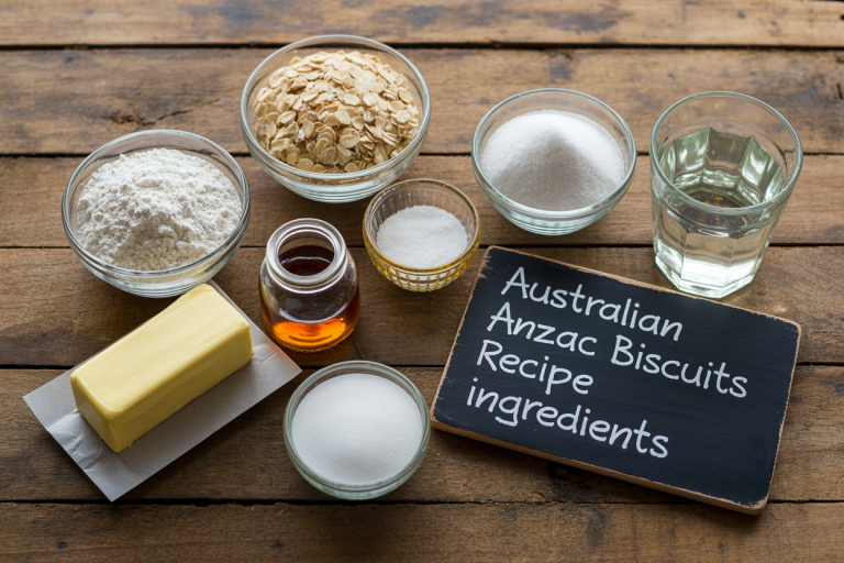 Australian Anzac Biscuits Recipe - Ingredients