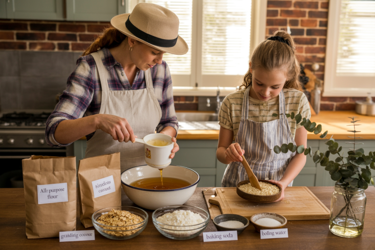Australian Anzac Biscuits Recipe - Prep