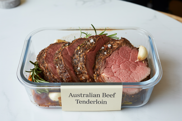 Australian Beef Tenderloin Recipe - Storage