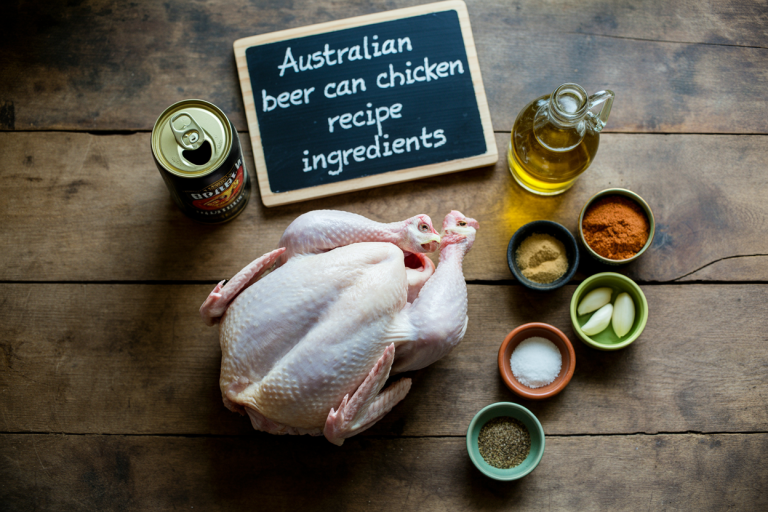 Australian Beer Can Chicken Recipe - Ingredients