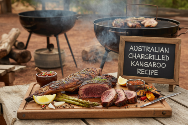 Australian Chargrilled Kangaroo Recipe