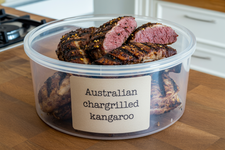Australian Chargrilled Kangaroo Recipe - Leftovers