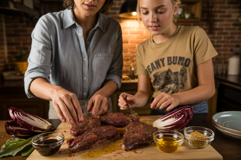 Australian Chargrilled Kangaroo Recipe - Prep