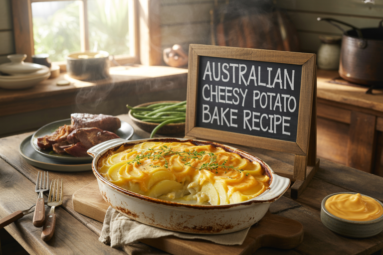 Australian Cheesy Potato Bake Recipe