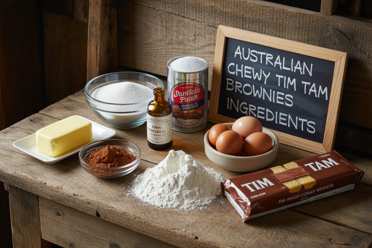 Australian Chewy Tim Tam Brownies Recipe - Ingredients