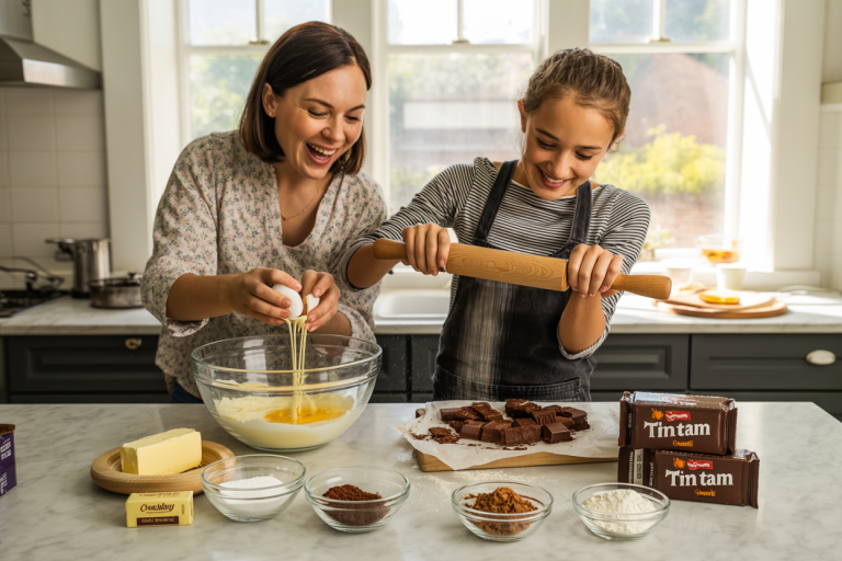 Australian Chewy Tim Tam Brownies Recipe - Prep