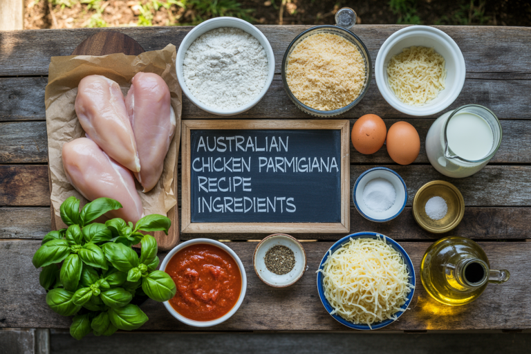 Australian Chicken Parmigiana Recipe - Ingredients