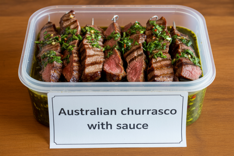 Australian Churrasco with Sauce Recipe - Storage