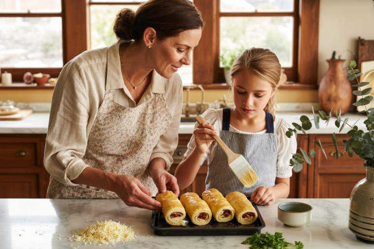 Australian Double Cheese and Bacon Roll Recipe - Prep