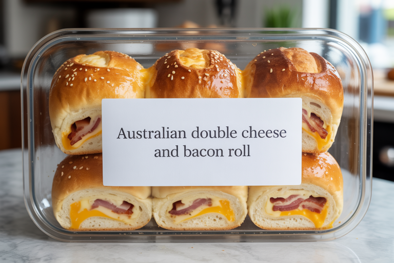 Australian Double Cheese and Bacon Roll Recipe - Storage