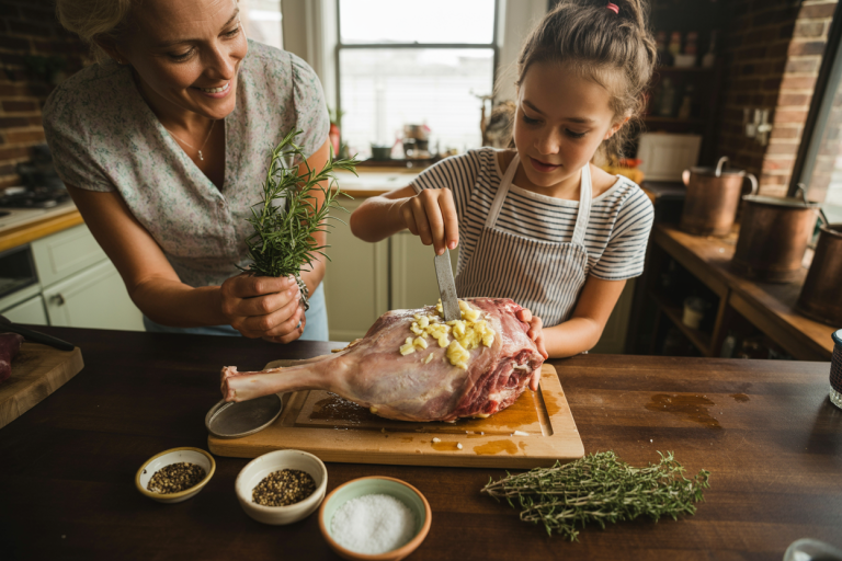 Australian Leg of Lamb Recipe - Prep