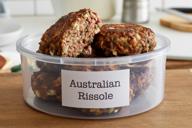 Australian Rissole Recipe - Leftovers