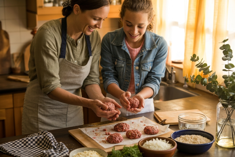 Australian Rissole Recipe - Prep